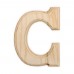 15CM Coffee Store Handicraft Wall Stickers 26 Letters Wooden Letters Alphabet   263599800287